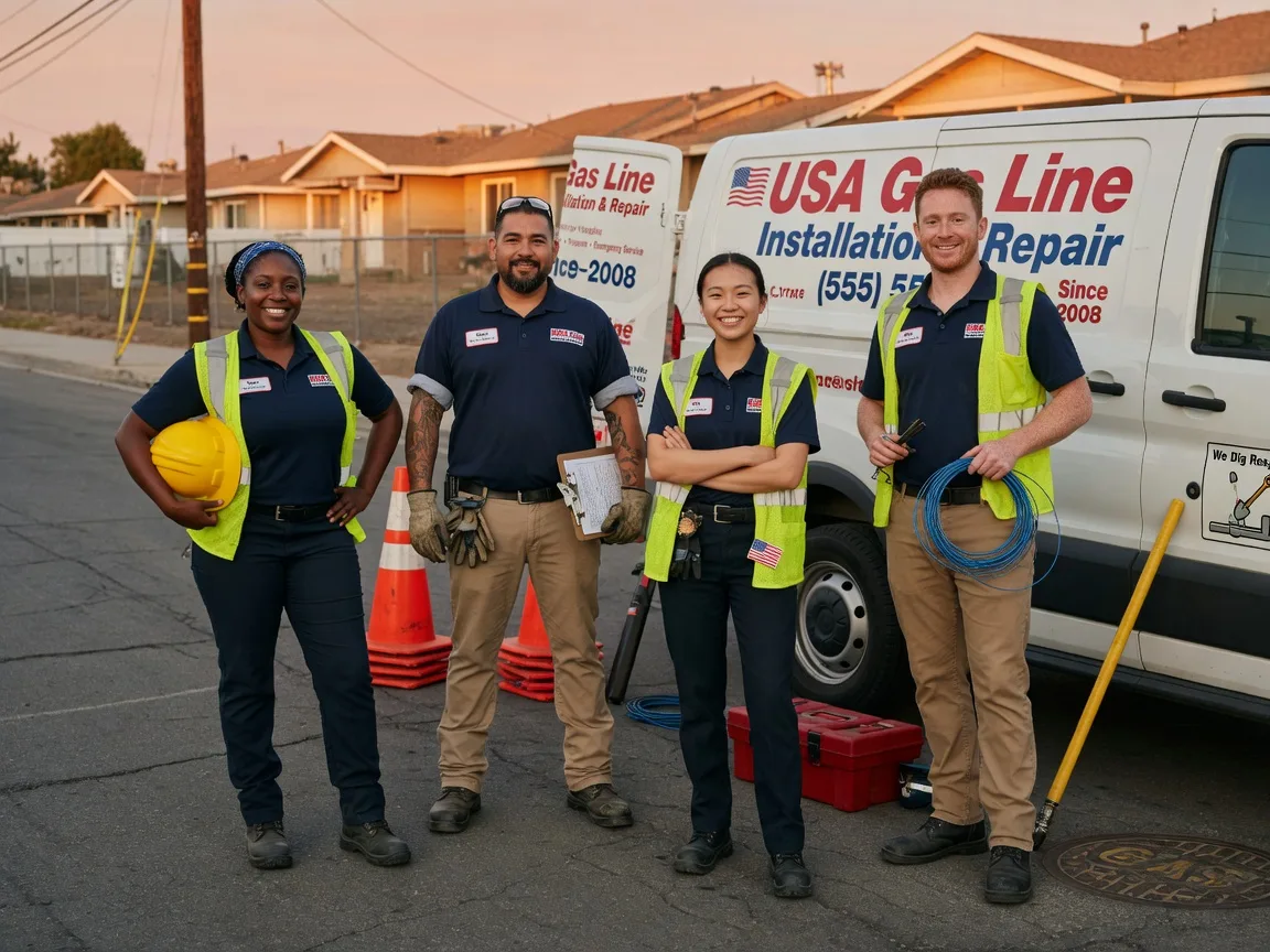 Gas Line Installation company in Veteran, WY